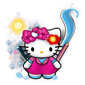 Hello Kitty Magic PNG lwr PNG image with transparent background