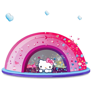 Hello Kitty Rainbow PNG lou84 PNG image with transparent background