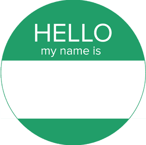 Hello My Name - Hello My Name Is Png, Transparent Png PNG image with transparent background