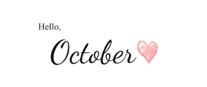Hello October PNG HD PNG image with transparent background