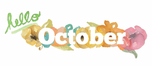 Hello October PNG File PNG image with transparent background
