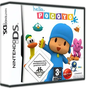 Hello Pocoyo Nintendo D S Game Cover PNG Image