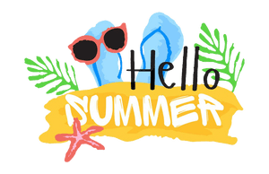 Hello Summer PNG Transparent Picture PNG image with transparent background
