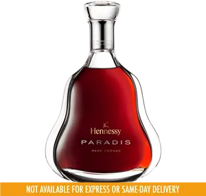 Hennessy Paradis Rare Cognac Bottle PNG Image