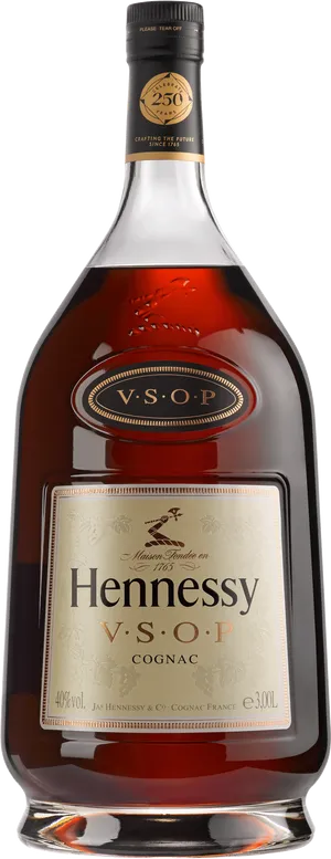 Hennessy V S O P Cognac Bottle PNG Image