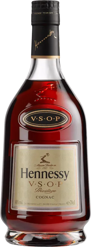 Hennessy V S O P Cognac Bottle PNG Image