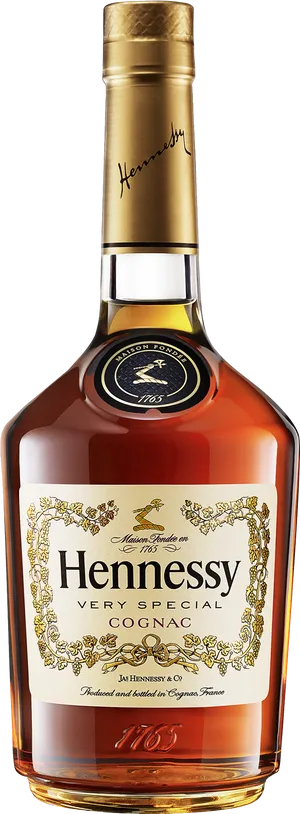 Hennessy Very Special Cognac Bottle PNG Image