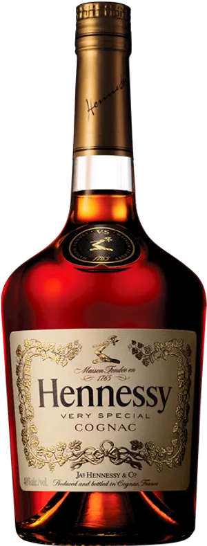 Hennessy Very Special Cognac Bottle PNG Image