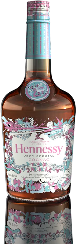 Hennessy Very Special Cognac Bottle PNG Image