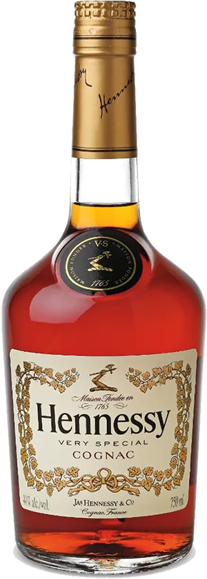 Hennessy Very Special Cognac Bottle PNG Image