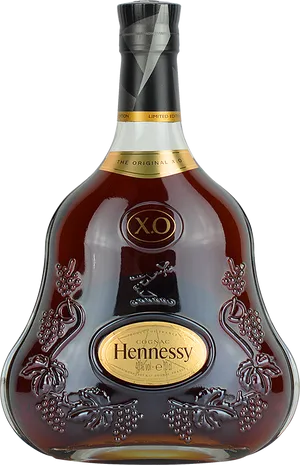 Hennessy X O Cognac Bottle PNG Image