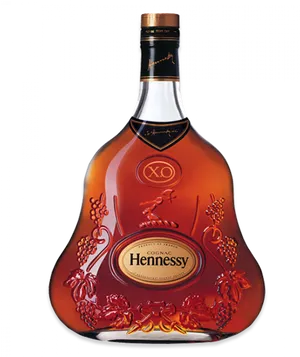 Hennessy X O Cognac Bottle PNG Image