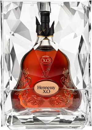 Hennessy X O Cognac Bottle PNG Image