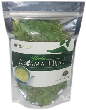 Herba Regama Hijau Premium Package PNG Image