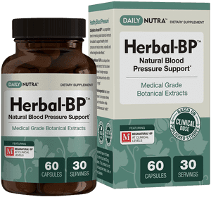 Herbal B P Supplement Bottleand Box PNG