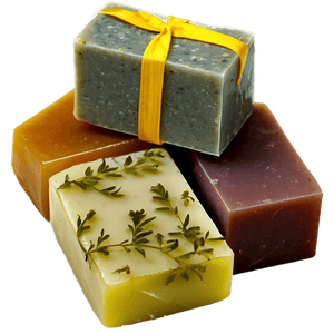 Herbal Soap Assortment PNG 05252024 PNG image with transparent background