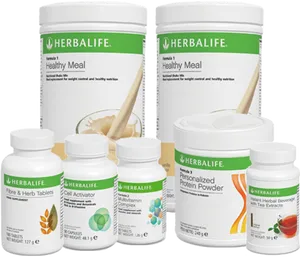 Herbalife Nutrition Products Range PNG Image