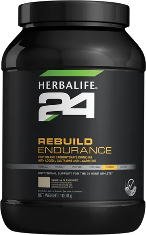 Herbalife Rebuild Endurance Protein Mix PNG Image