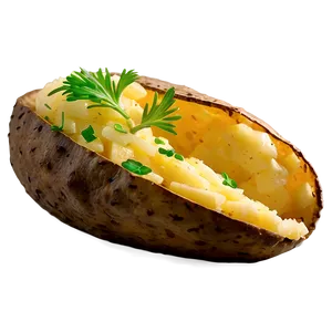 Herbed Baked Potato Png 65 PNG Image