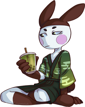 Here’s A Genji To Go With That Kabuki I Drew - Genji Acnl Fan Art, HD Png Download PNG image with transparent background
