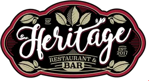 Heritage Restaurant Bar Logo PNG Image