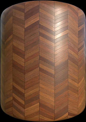 Herringbone Wood Floor Curved Surface PNG image with transparent background