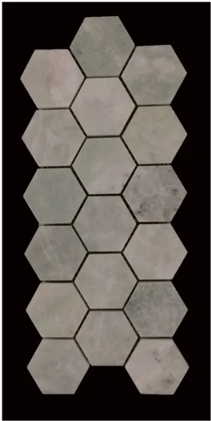 Hexagonal Tile Pattern PNG Image