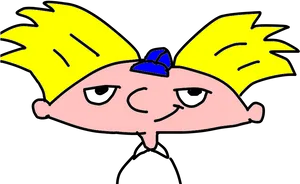 Hey Arnold Cartoon Character Graphic PNG Image