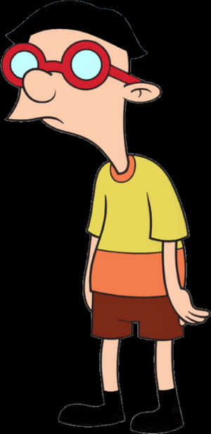 Hey Arnold Character Eugene PNG image with transparent background