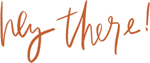 Hey There_ Greeting_ Text_ Orange PNG image with transparent background