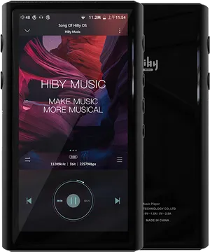 Hi By Music Player Interface PNG Image