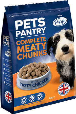 Pets Pantry From Hilife Complete Meaty Chunks With - Companion Dog, HD Png Download PNG