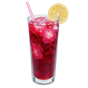 Hibiscus Iced Tea Charm Png Pdi6 PNG Image