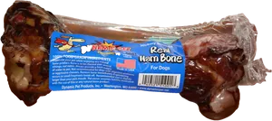 Hickory Smoked Ham Bone Dog Treat PNG Image