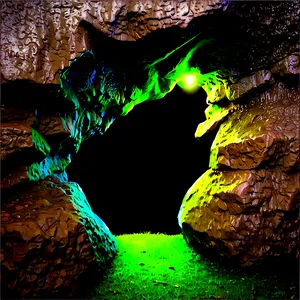 Hidden Cave Entrance Png Oco35 PNG Image