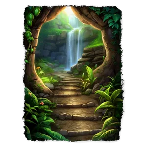 Hidden Cave Path Png 06202024 PNG Image