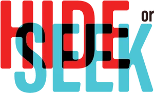 Hideand Seek Text Overlay PNG Image