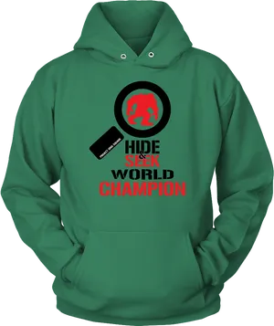 Hideand Seek World Champion Hoodie PNG Image