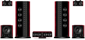 Product Image - Home Theater Line Array Speakers, HD Png Download PNG with transparent background