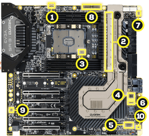Evga Sr 3 Motherboard, HD Png Download PNG image with transparent background