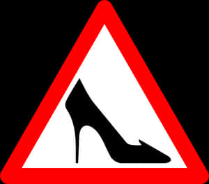 High Heel Sign Graphic PNG with transparent background