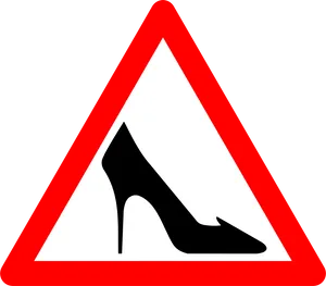 High Heel Sign Graphic PNG Image