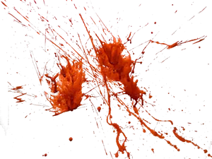 High Impact Blood Splatter PNG Image