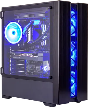 High Performance Gaming P C Tower PNG Image