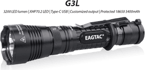 Multi Color Tactical Flashlight, HD Png Download PNG image with transparent background
