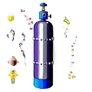 High-pressure Gas Cylinder Png 06262024 PNG Image