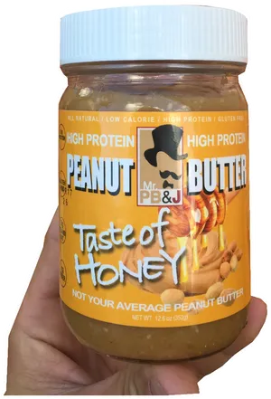 High Protein Honey Flavored Peanut Butter PNG Image