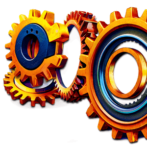 High-Quality Gears PNG 32 PNG