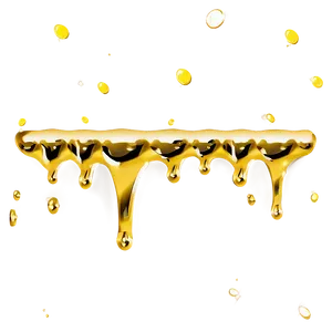 High-quality Gold Glitter Drip Png 06282024 PNG Image