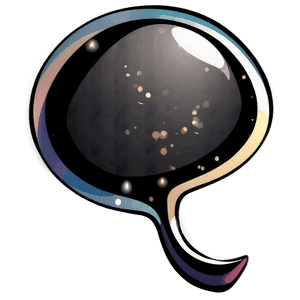 "High-Quality Speech Bubble PNG for Comics" irc63 PNG